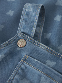 NAME IT Spencer Kjole Mille Light Blue Denim Butterfly